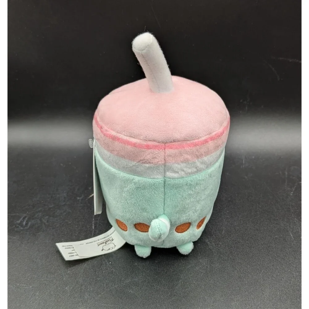 GUND Pusheen Boba Tea Cup Plush Cat Stuffed Animal 6” New With Tags